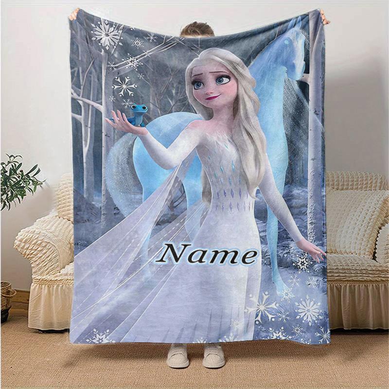 Custom 1pc Frozen Sisters Adventure Blanket, Soft And Comfortable Blanket, Casual Warm, Camping Travel Blanket, Birthday Gift Q91061