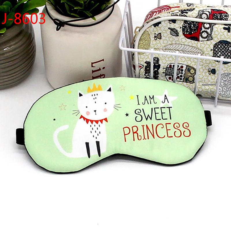 1pc Cotton Creative Lovely Cartoon for Eye Travel Relax Sleeping Aid Eye Patch Shading Eye Mask Sleeping Mask Eyepatch Eye Cover