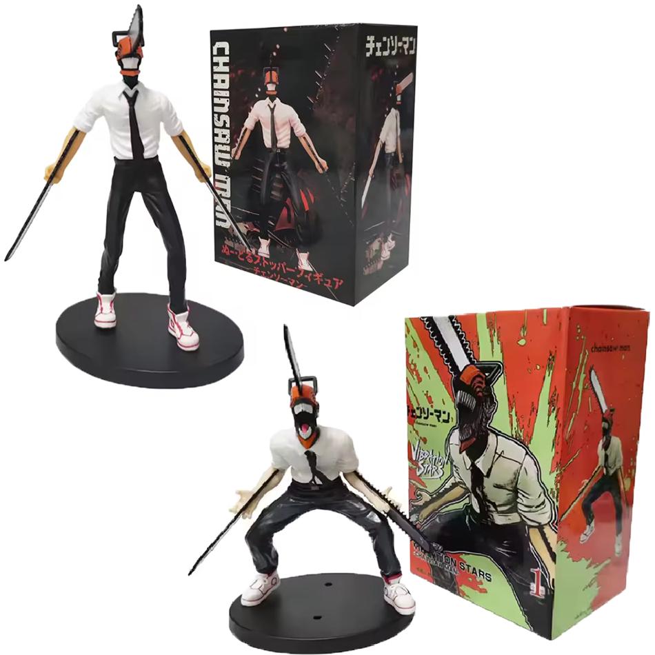 18 cm große Anime-Figur „Power Denji“ aus PVC, Kettensägenmann-Figur, Sammlerstück für Erwachsene, Puppenspielzeug