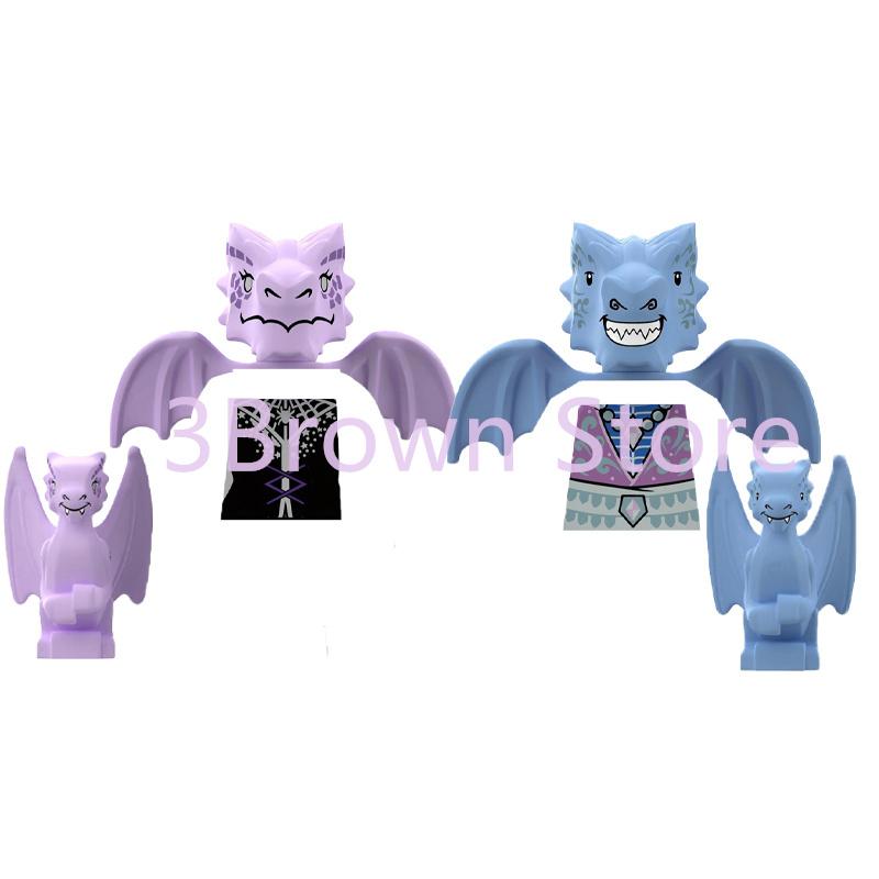 Medieval Building Blocks Accessories MOC Castles Dragon Knights Army Soldiers Warrior Helmets Shields Armors Axes Toy Gift S038
