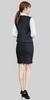 Office Lady Cosplay 4 Piece Set Authentic Office Worker Sexy Uniform Office Lady Costume Halloween Event Costume [Cedar Eight] Women's (M)