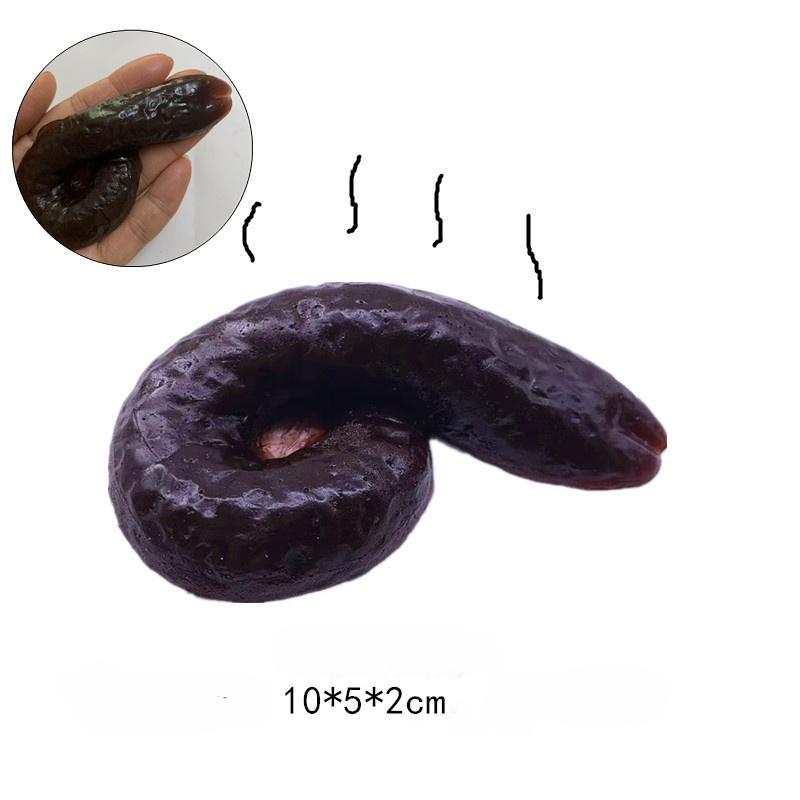 1Pcs Simulation Baba Soft Rubber Decompression Poop Pinching Music Prank Halloween April Fool's Day Toys Creative Prank BB Toy