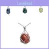 Unique Floral Design Adjustable Crystal Pendant Necklace Crafted With Exquisite Gemstones