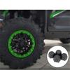 4 Stück Schwarze Radnabenkappen Mittelabdeckung für Kawasaki Teryx Krx 1000 2020-2022