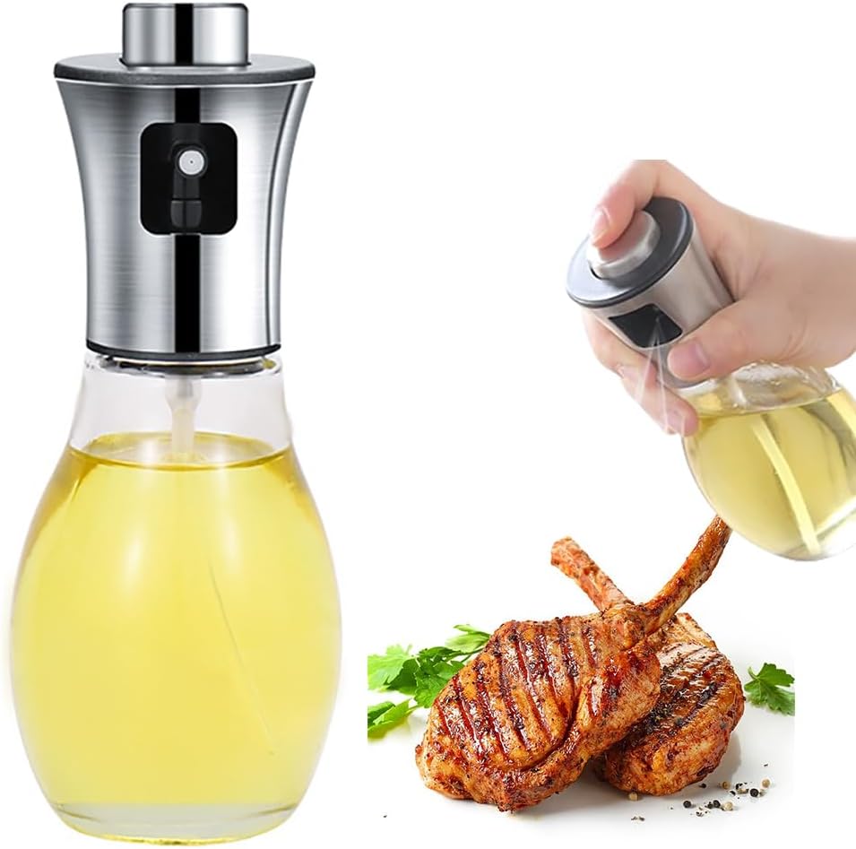 Olive Oil Sprayer Mister designed for Cooking Oil Spritzer designed for Air Fryer Oil Spray Bottle designed for Vinegar Culinary Gadgets designed for