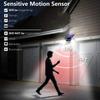 Rotating Design Motion Sensor Lights Dual Head Solar Wall Lights Security Lights  Garage Use