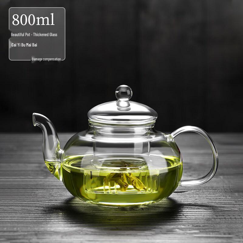 ZISIZ Heat-Resistant Glass Teapot