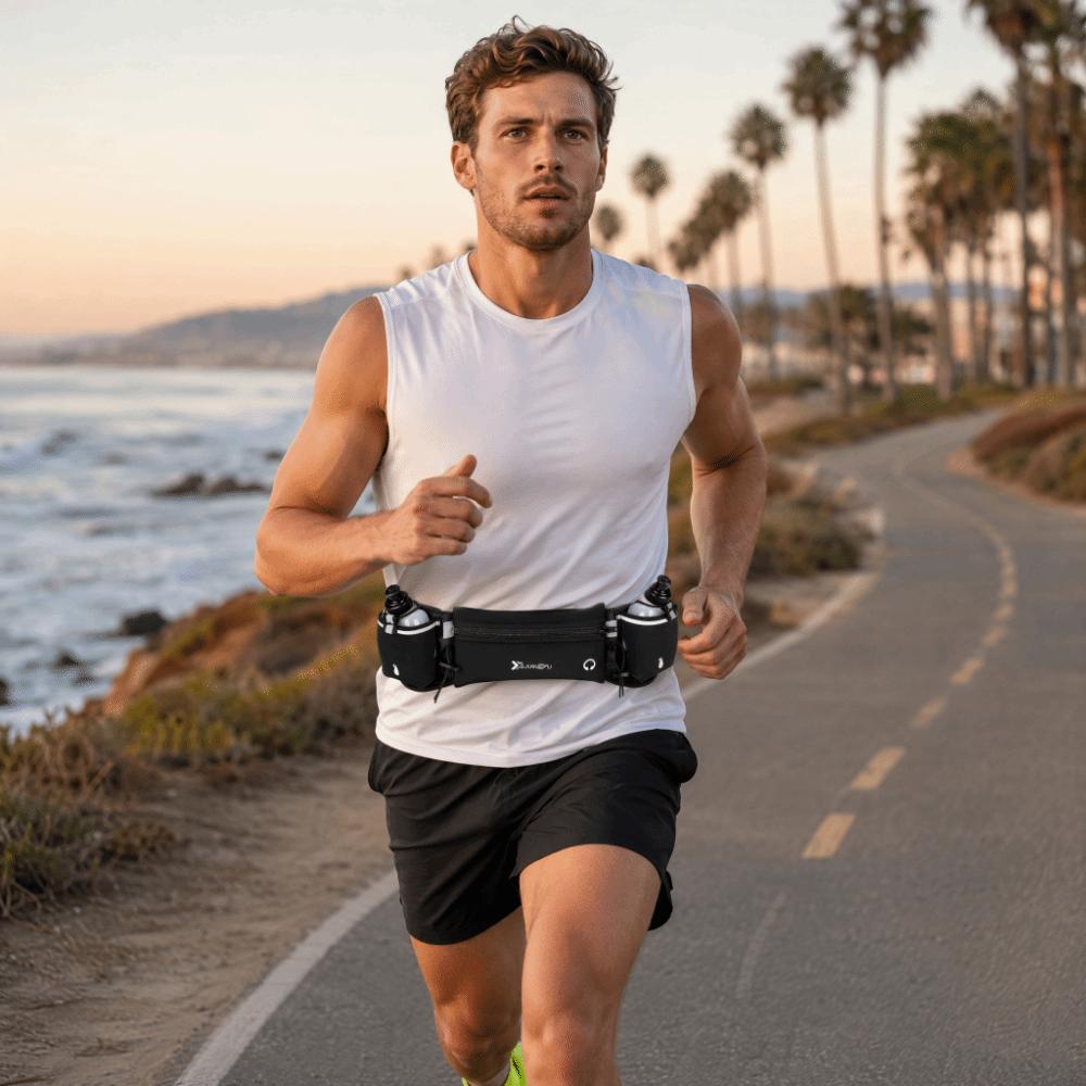 3pcs Lightweight Waist Bag Waterproof Jogging Bag Lightweight Marathon Bag For Running