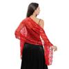 Woman Sequins Decor Embroidery Scarf for Summer Wedding Party Sunproof Supplies
