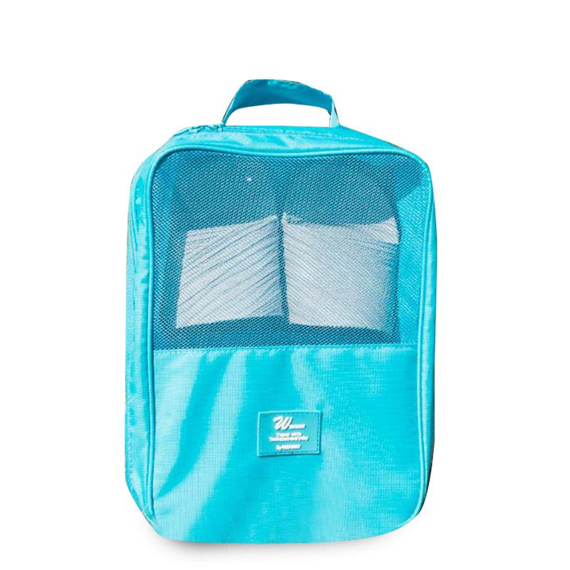 

Дорожная водонепроницаемая сумка для хранения пыли, влажная и сухая коробка для хранения обуви синий