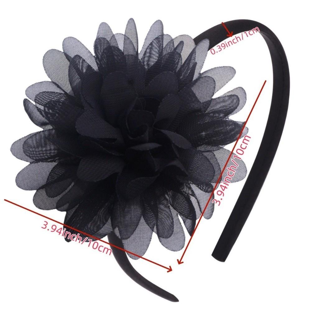 Großes Blumen Haarband Prinzessinnen Haarband Mode Accessoire Kopfbedeckung Haarschmuck