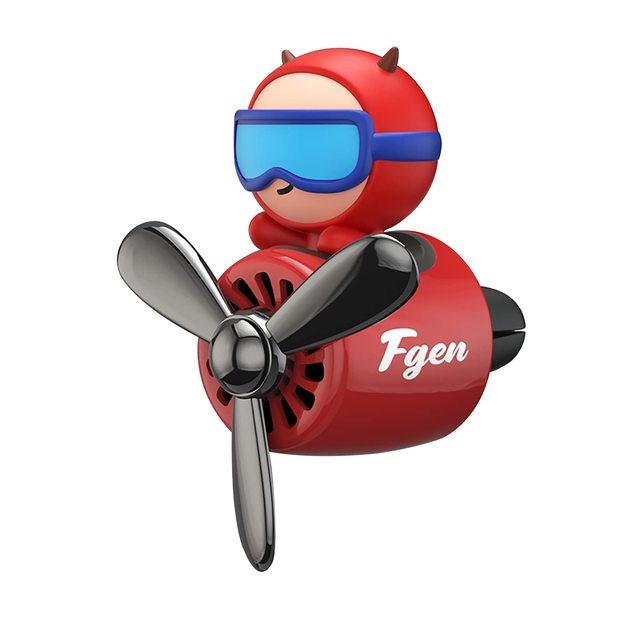 Car Air Freshener Creative Animal Pilot Car Air Vent Clip Perfume Diffuser Center Console Decoration Auto Accessories