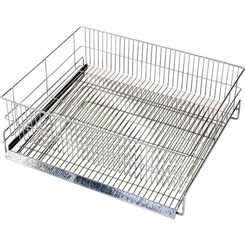 

Tamahashi Dish Drainer, Wide Vertical Dish Drainer, Stainless Steel, 44cm x 37cm, Water Flow, MZ-021, Made in Japan