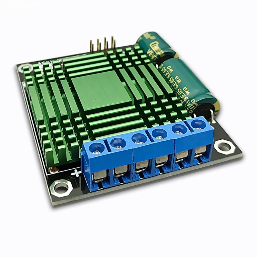 High Current DC Motor Driver Module 60A Dual Channel H Bridge for 9V-30V Input with Forward Reverse Brake Logic