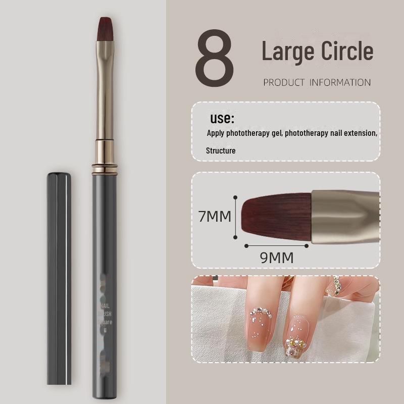 Japanese Professional Nail Art Brush Set for Gradient, Line, and Flower Painting