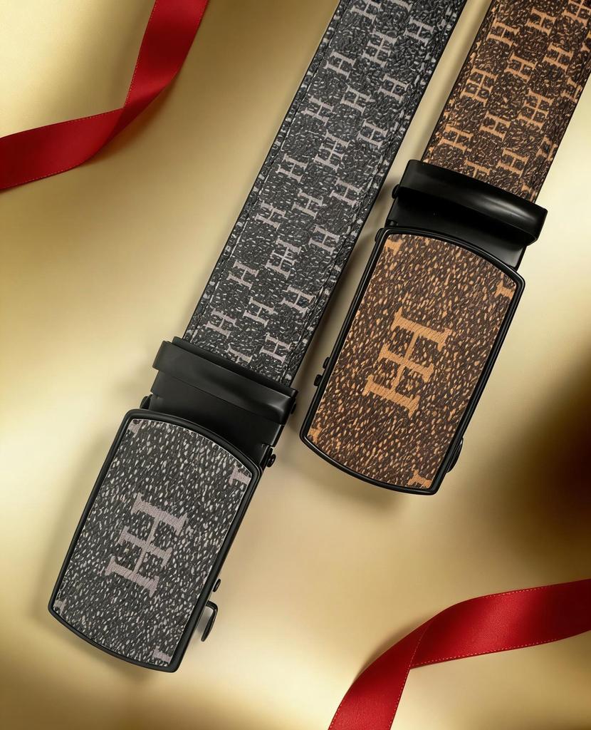 New Style Graffiti Automatic Buckle Belt - Versatile Casual Business Accessory for Boys and Students