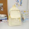 Schoolbag Japanese Two-dimensional Transparent Baby Bag Cute Backpack Trend Polka Dot High-value Female Student Schoolbag Bar Pain Bag