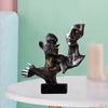 Abstract Figurines Statue Living Room Desktop Tabletop Curved Decor Ornament Art Crafts