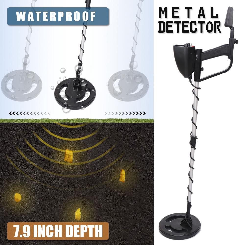 7.9 Inches 110mA Professtional MD-4040 Metal Detector Under Ground Adjustable Gold Detector Treasure Hunter Tracker Seeker Metal Circuit 7.2-9.6V
