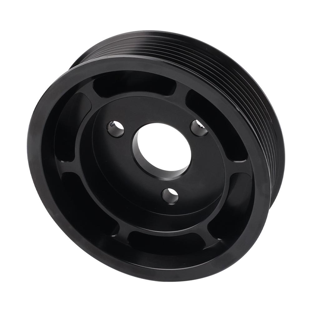 Black Power Steering Aluminium Pulley 32427553955 For BMW E82 E88 135i E90 E91 E92 E93 335i 335xi N54 Belts Pulleys Engine Parts