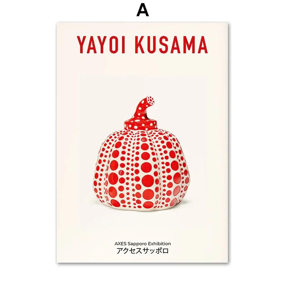 Abstract Picasso Yayoi Kusama Pumpkin Nordic Poster And Prints Wall Art Canvas Painting Wall Pictures For Living Room Home Decor