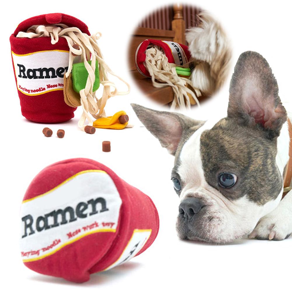 Nudelform Auslaufendes Futterspielzeug Leckerli-ausgebende Spielzeuge Interaktives Enrichment-Spielzeug Hundenasen-Puzzle-Spielzeug für kleine bis mittelgroße Hunde