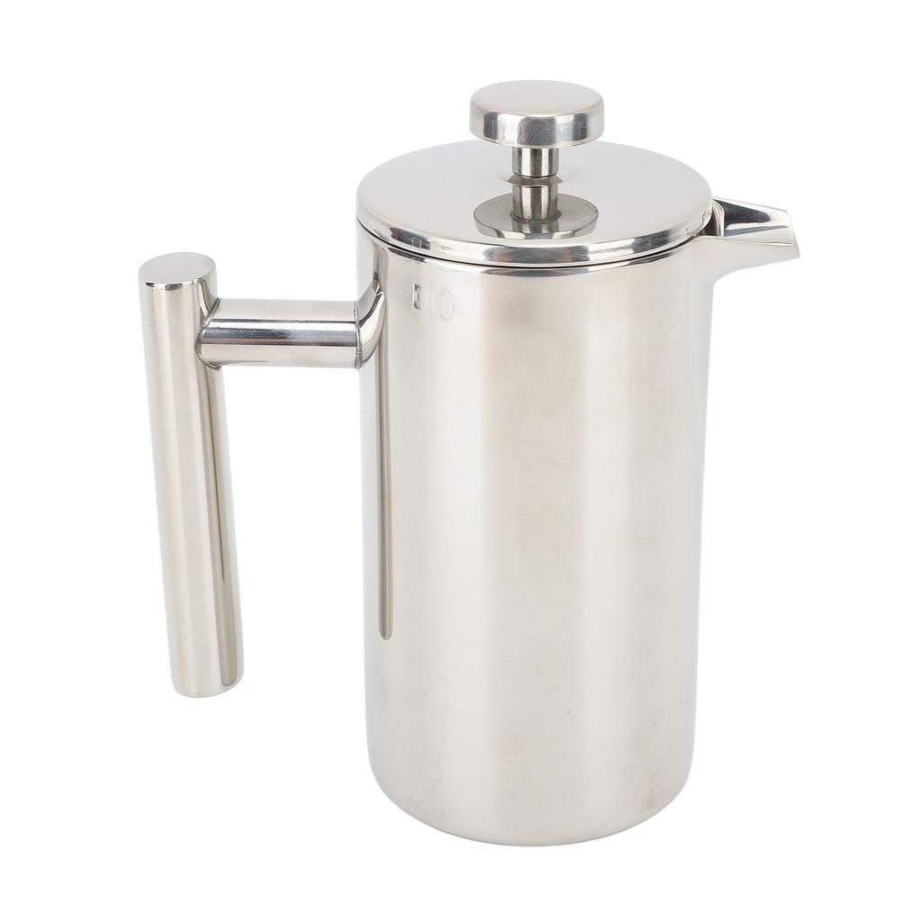 Cafetera de Prensa Francesa 350ml Acero Inoxidable Doble Aislamiento Resistente al Calor Olla de Prensa Francesa