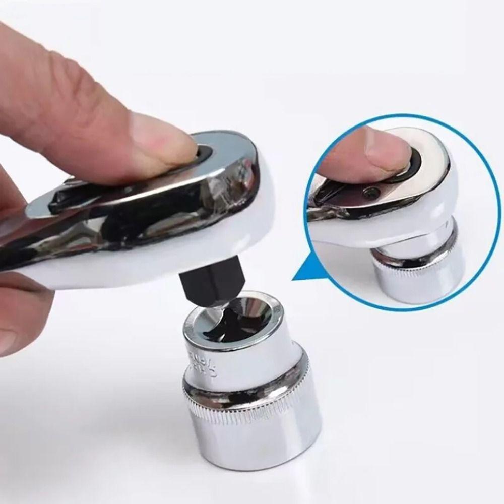 12Pcs/Set with Quick Release Handle Socket Wrench Set Sleeve Quick Wrench Spanner