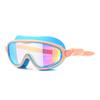 Adult Flat Swimming Goggles Swimming Goggles Diving Equipment Silicone Waterproof and Anti-fog High-definition Large Frame