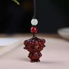 Cute Sheep Goat Shape Charm Diy Making Accessories Jewelry Findings Keychain Components Wood Car Keyring Sandalwood Keychains