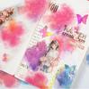 Galaxy Scenery Watercolor Washi Tape - Gradient Journal DIY Sticker