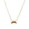 Retro Spiral Titanium Steel Pendant Necklace for Women - High-End Versatile Clavicle Chain