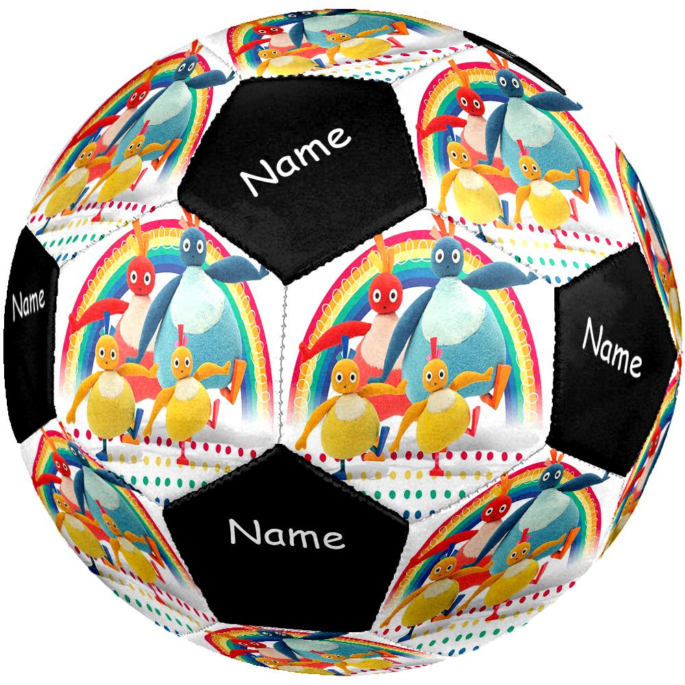 Custom Name Twirlywoos Theme Size 5 Soccer Ball, Suitable for Both Indoor and Outdoor Matches, a Gift Suitable for Everyone.