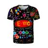 Mode Nieuw Leuk Wiskundige Formule Heren Bedrukt T-shirt Street Fashion Harajuku Grote Maten Ronde Hals Korte Mouw