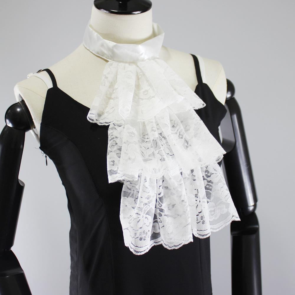 Women Lace Fake Collars Female Sweater Shirt Detachable Collars Girls Blouse Tops Necklace Shawl False Collar Decorative