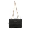 Retro Women's Bag Spring New Style Bag Solid Color Simple and Fashionable Casual Chain Bag One Shoulder Crossbody Small Square Bag Trendy