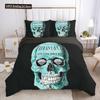 Set Copripiumino Teschio Urlo Horror 3D Misura Queen Set Biancheria da Letto Teschio di Zucchero Singolo Twin Full King Copripiumino Decorazione Camera da Letto