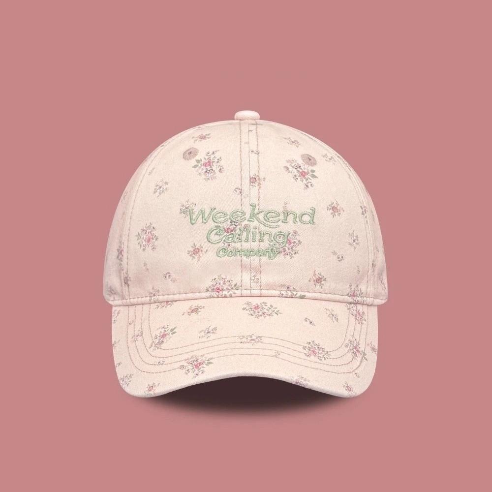 Letter Embroidery Peaked Caps Outdoor Sunshade Sun Hat Sweet Women Baseball Cap Women