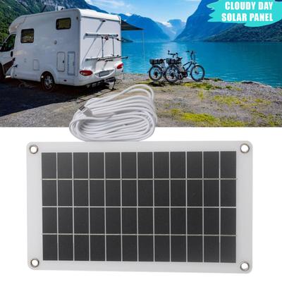 Solar Panel High Conversion Efficiency Automatic Charging Easy Installation 12V 10W High-Power Output Power Supply Solar Panel