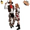 Halloween Kostümparty Rollenspiel Kostüm Verkleidung Erwachsener Mann Westlicher Cowboy Kostüm