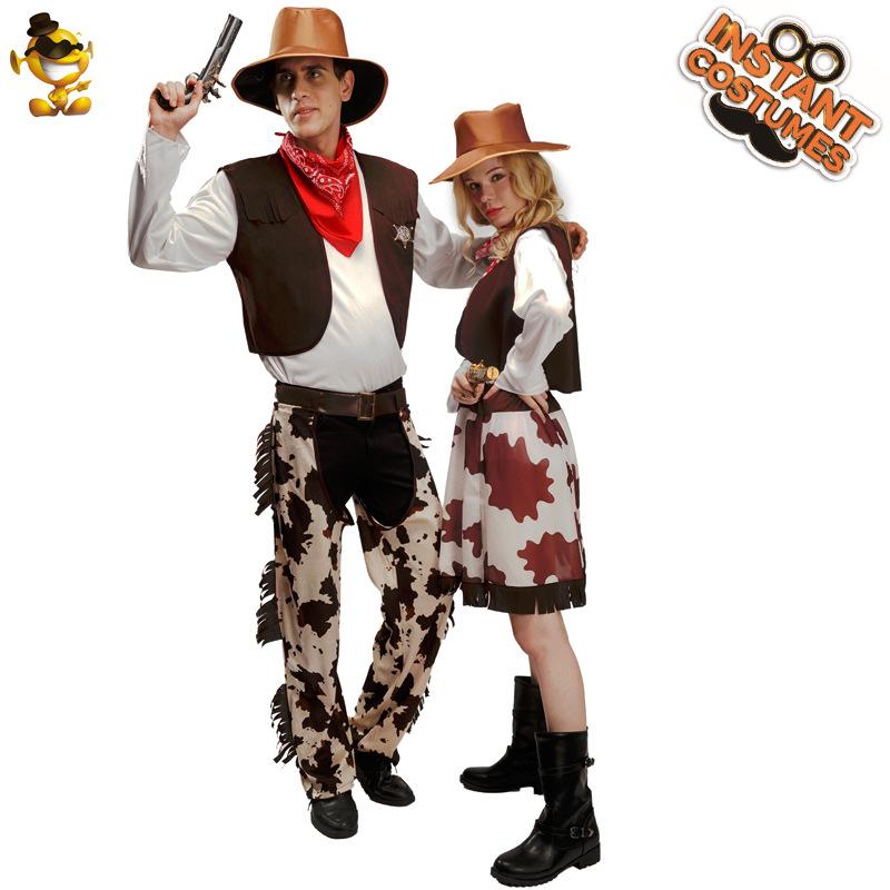 Halloween Kostümparty Rollenspiel Kostüm Verkleidung Erwachsener Mann Westlicher Cowboy Kostüm