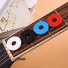 4Pcs Guitar Strap Locks Blocks Silicone Soft Anti Slip Tail Nail Buckle Parts