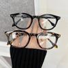 Fashion Vintage Oval Clear Lens Classic Eyeglasses Frame Male Elegant Glasses Men Women Transparent Lens