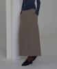 BUT'TON Standard Fit Long Skirt (Brown)