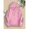 Christmas Hoodie Women, Snowman Print, Long Sleeve, Kangaroo Pocket, Drawstring, Casual Pullover, LOVE Christmas