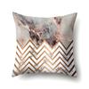 Nordic Pillow Ins Style Polyester Pillow Case Car Decoration Home Printed Car Waist Cushion Pillow Case