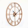 22 Inch Metal Premium Roman Analog Wall Clock For Living Room, Vintage Clock, Wall Clock For Office, Copper