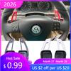 PRAXZ1 2026 New For VW VOLKSWAGEN Hub Caps DSG Steering Wheel Paddle Extension Shift Cover For VW Golf 5 6 MK6 GTI R Jetta MK5 Passat B