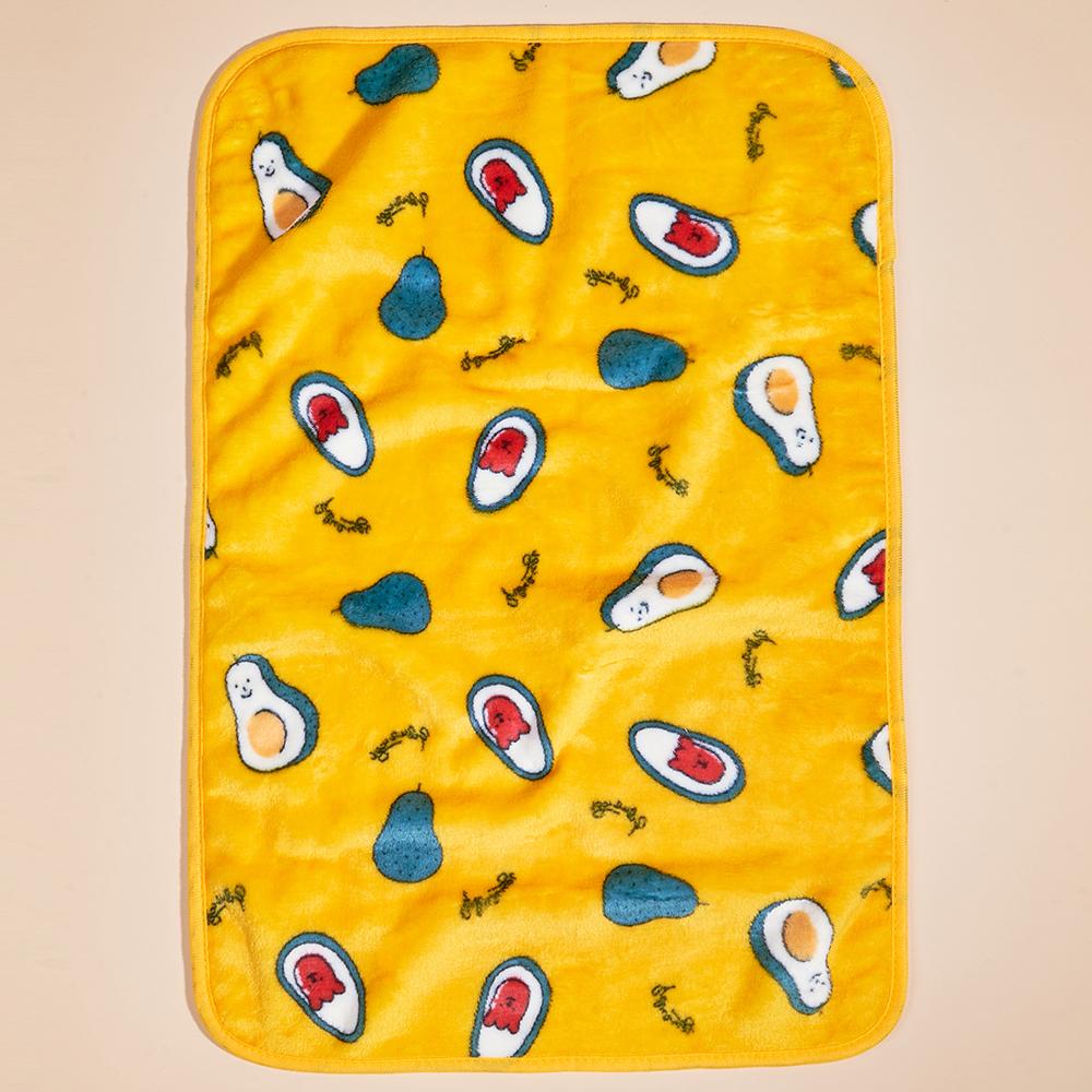 Cartoon Print Soft Cozy Cat Bed Mat Blanket Winter Warm Mattress Pet Sofa Cushion Kitten Puppy Travel Sleeping Mats Accessories