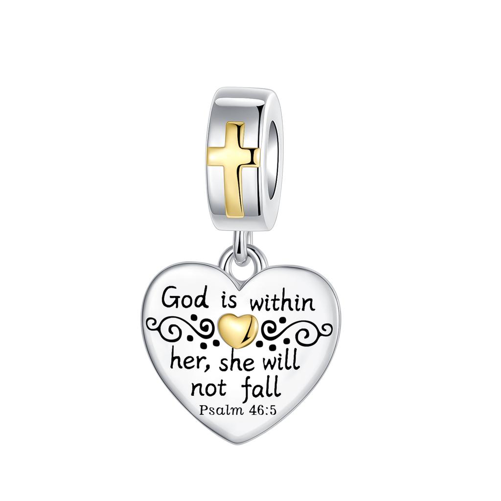 Genuine Copper Golden Charm Crown Family Tree Safety Chain Hollow Beads For Original Bracelets Women Fashion Jewelry Handmade DIY